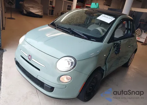 2015 Fiat 500C Pop from USA, damaged, VIN 3C3CFFDR1FT620556